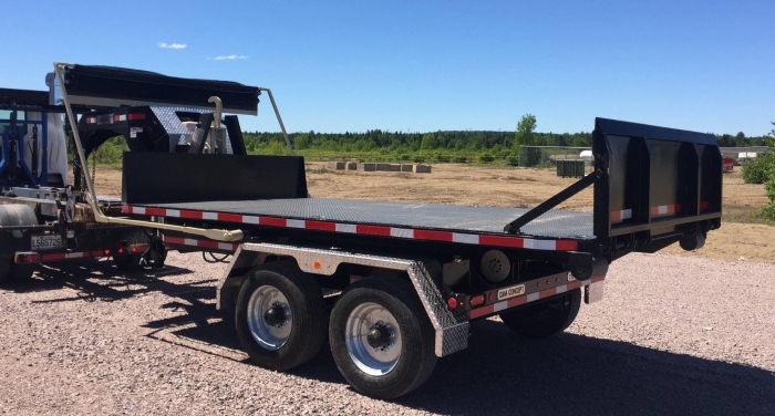 CL202GN16 - Trailer 2 axles Goose Neck 20K Capacity - for 16 to 18 foot containers